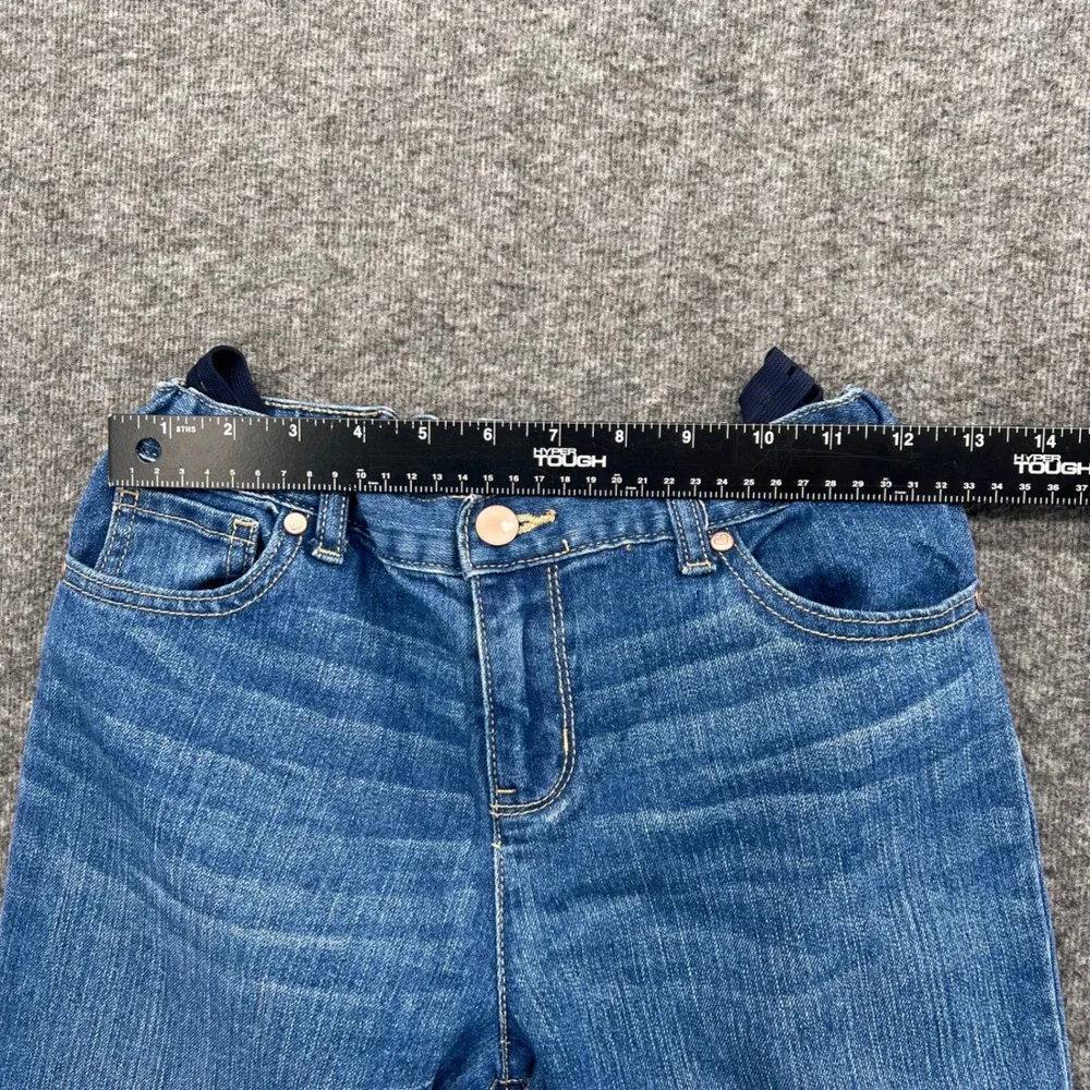 The Children's Place Girls Blue Bootcut Jeans Size 14 Adjustable Waist Stretch